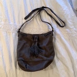 Lucky Brand Suede Bucket Bag